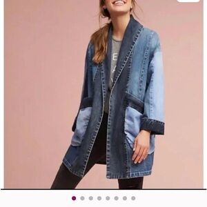 Anthropologie Pilcro Jadira Denim Jacket size Small
